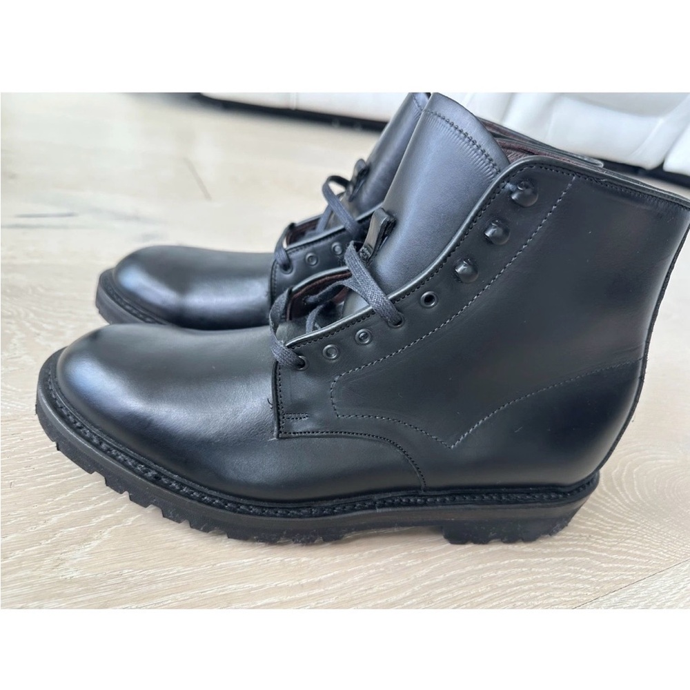 NEW Allen Edmonds Higgins Mill Lug Zip Boot Men’s Size 10E Black Leather